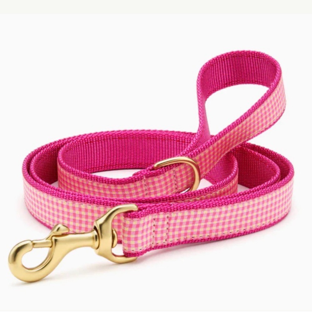 UP COUNTRY 5' PINK GINGHAM LEAD